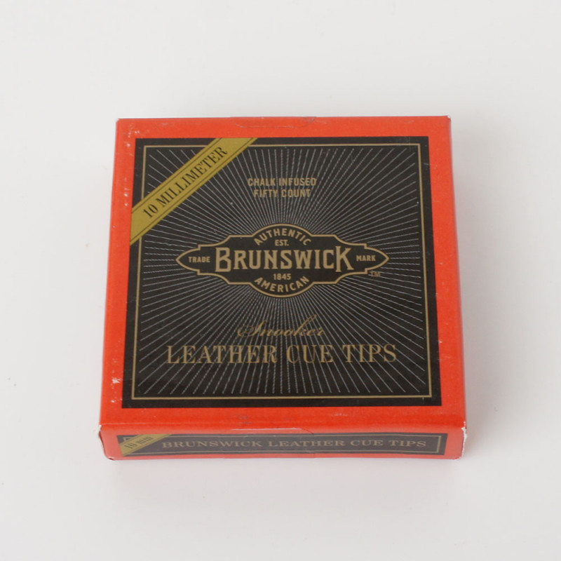 【メール便可】Brunswick ブルーダイヤモンドタップ 1箱50個入 (10mm) | スヌーカー キュー用