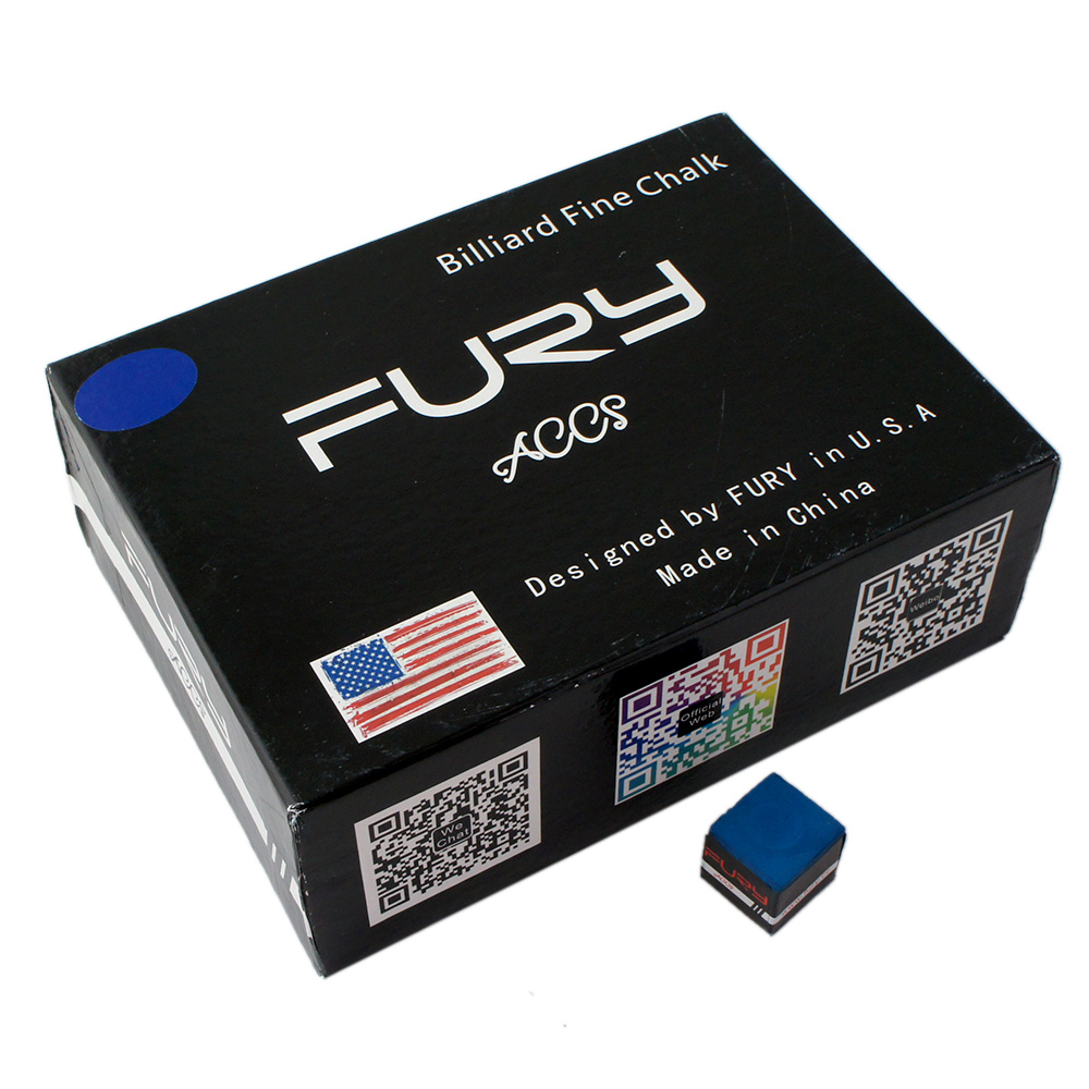  フューリー Fury チョーク 青 グロス (144個入)