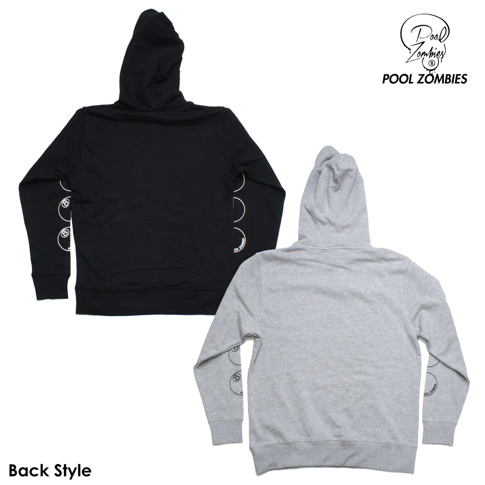  プールゾンビーズ オリジナルパーカー 9.3oz レギュラー パイル スウェット プルオーバー パーカ
