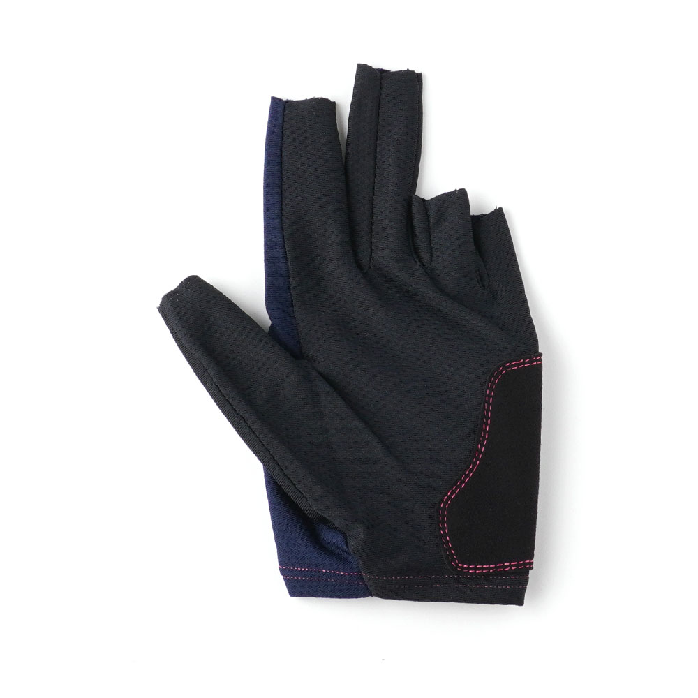  【メール便可】 スリーセカンズ グローブ 5FG ネイビー/ネオンピンク 各種