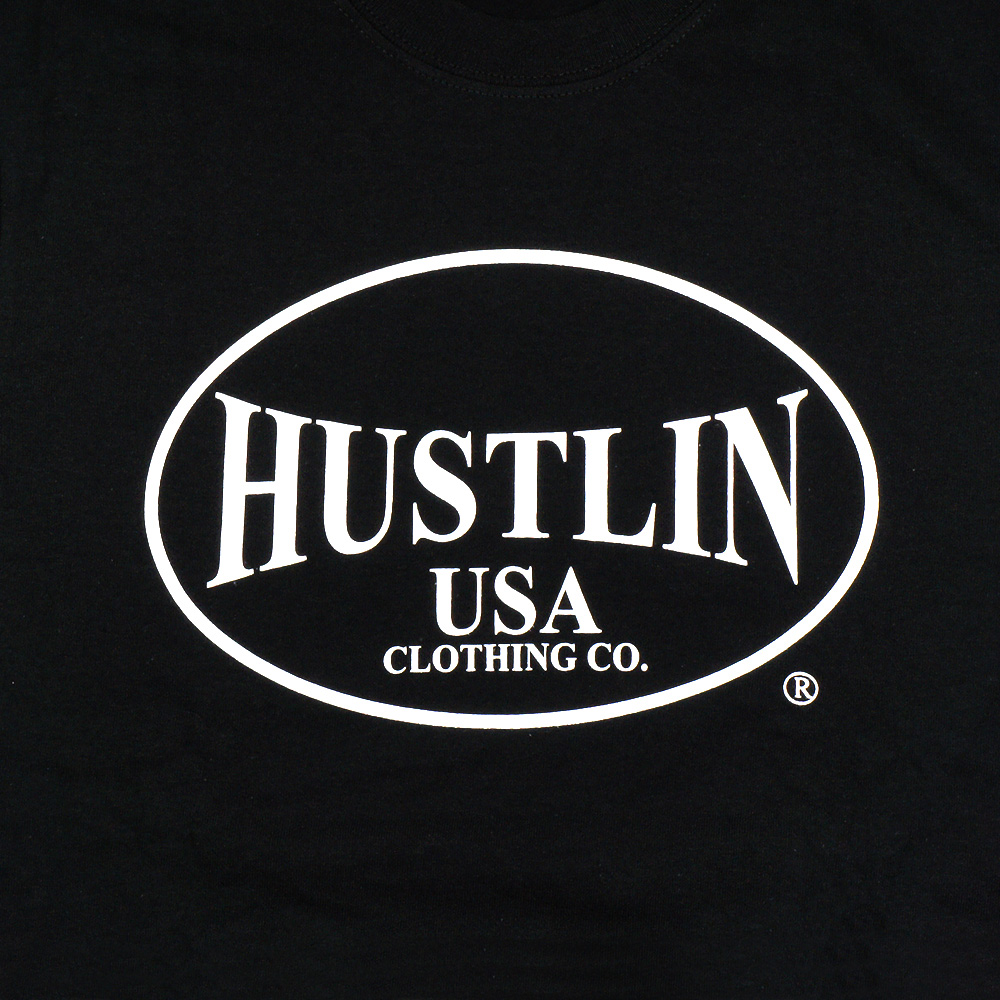  HUSTLIN ハスリン IGB01 Tシャツ/ブラック