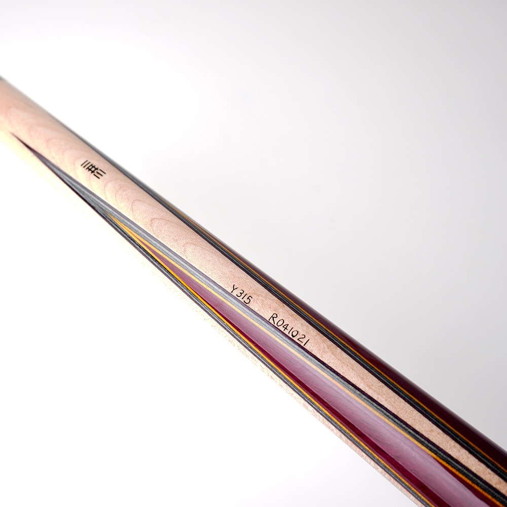  3C・キャロムキュー 三井川製作所 Y315 4剣 2重ハギ(72-5先端空洞加工シャフト装備/Mitsuikawa)