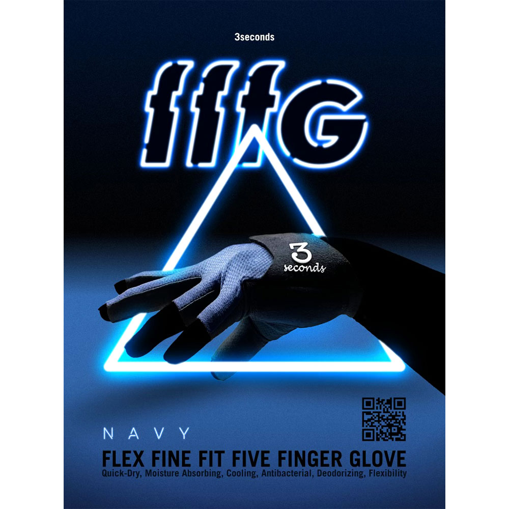  【メール便可】 スリーセカンズ グローブ 5FG ネイビー 各種