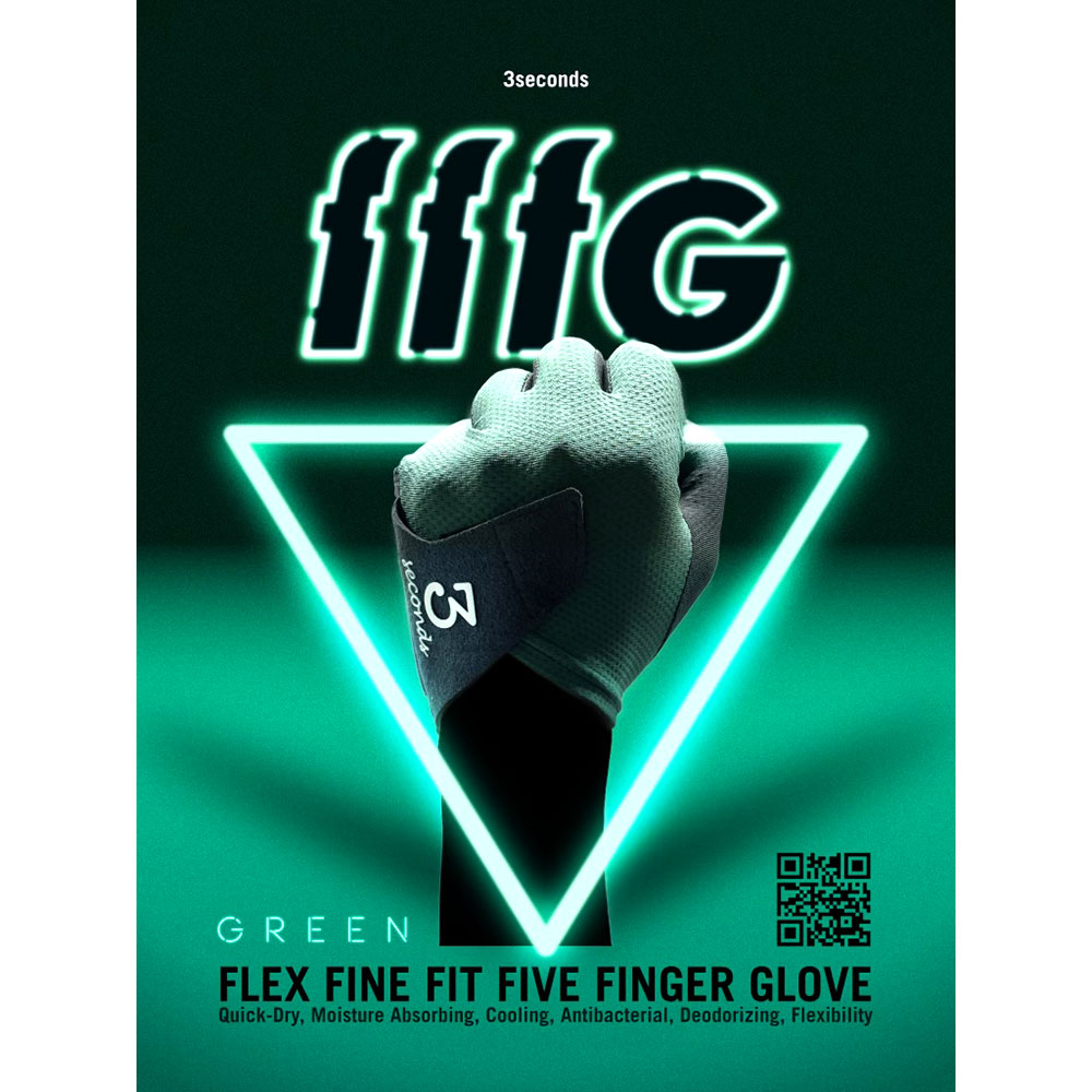  【メール便可】 スリーセカンズ グローブ 5FG グリーン 各種