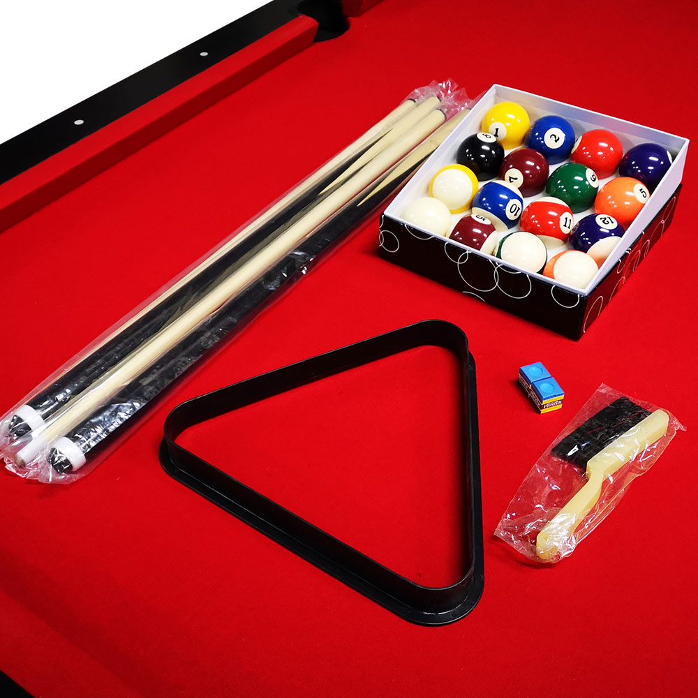  CROWN 7ft family table 家庭用7フィートビリヤードテーブル（天板付き） LH-P708 【大型配送/送料要見積もり】